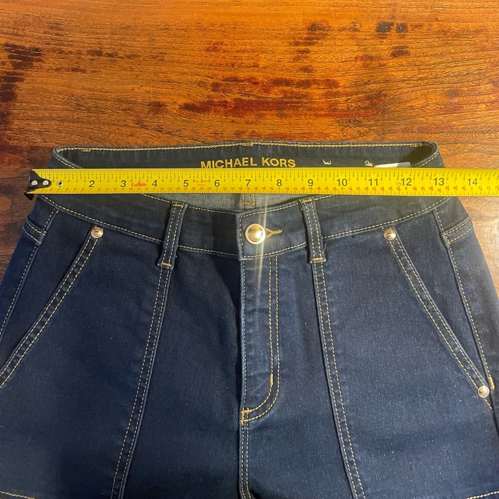 Michael Kors‎ Dark Blue wide Leg Jeans - Picture 7 of 9